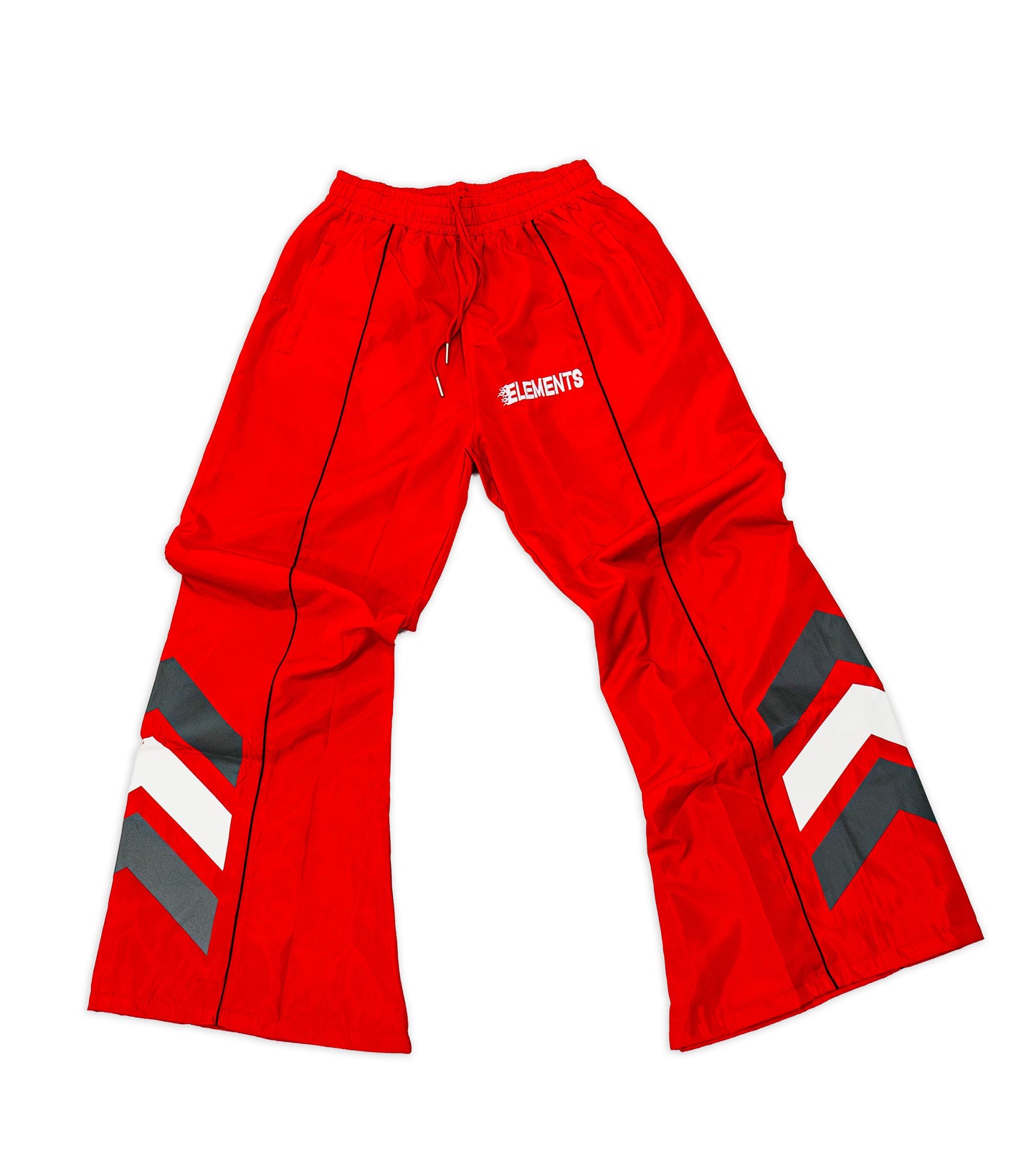 Red Flame Windbreaker Set